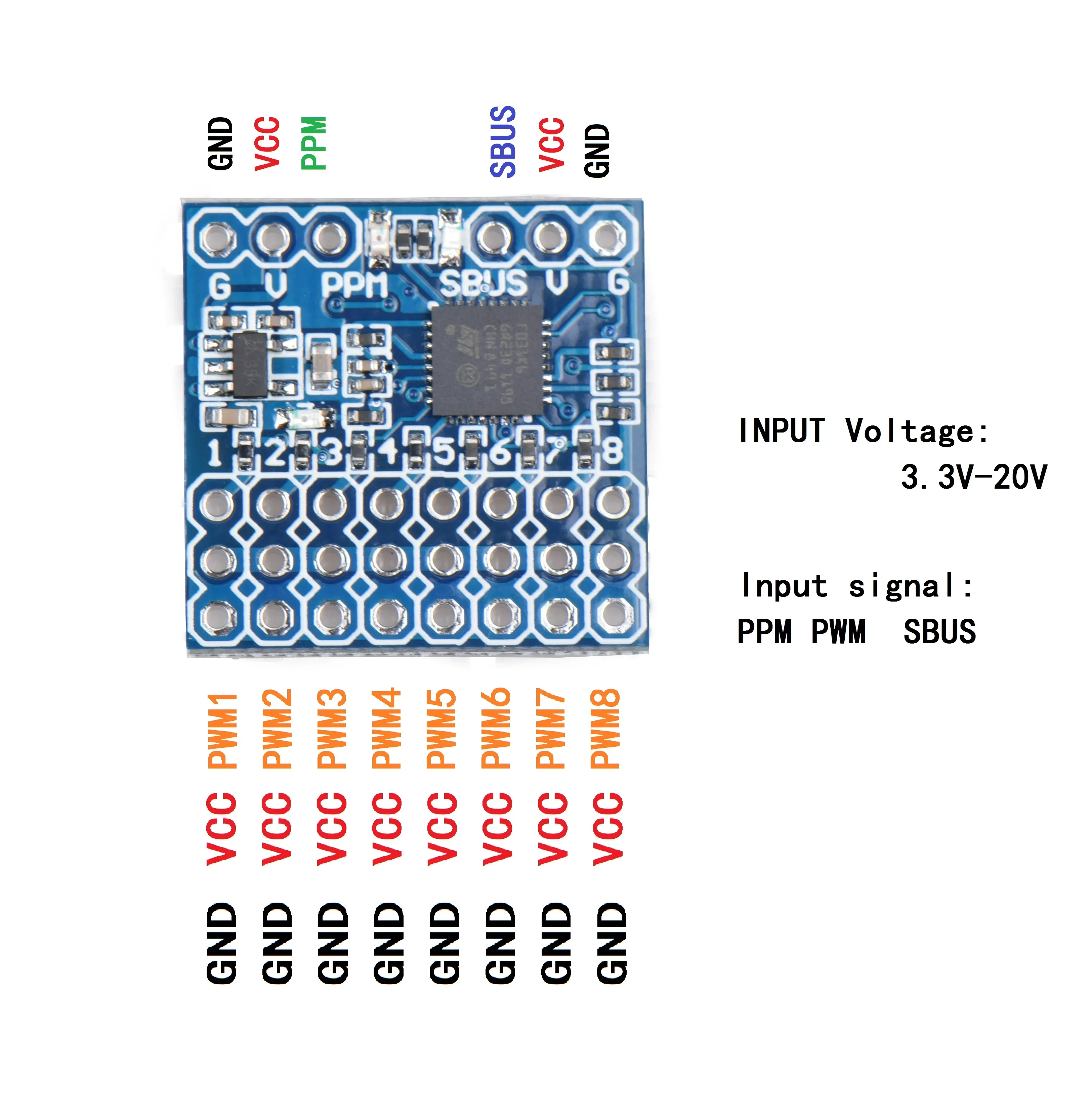 Convertitore JHEMCU SPP-SBUS 8 - Receiver Sbus 8Ch recensione e prezzo