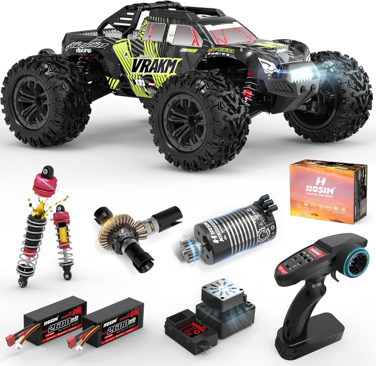 Auto RC Brushless per Adulti,  - Rc Hobby Grade Monster Truck recensione e prezzo